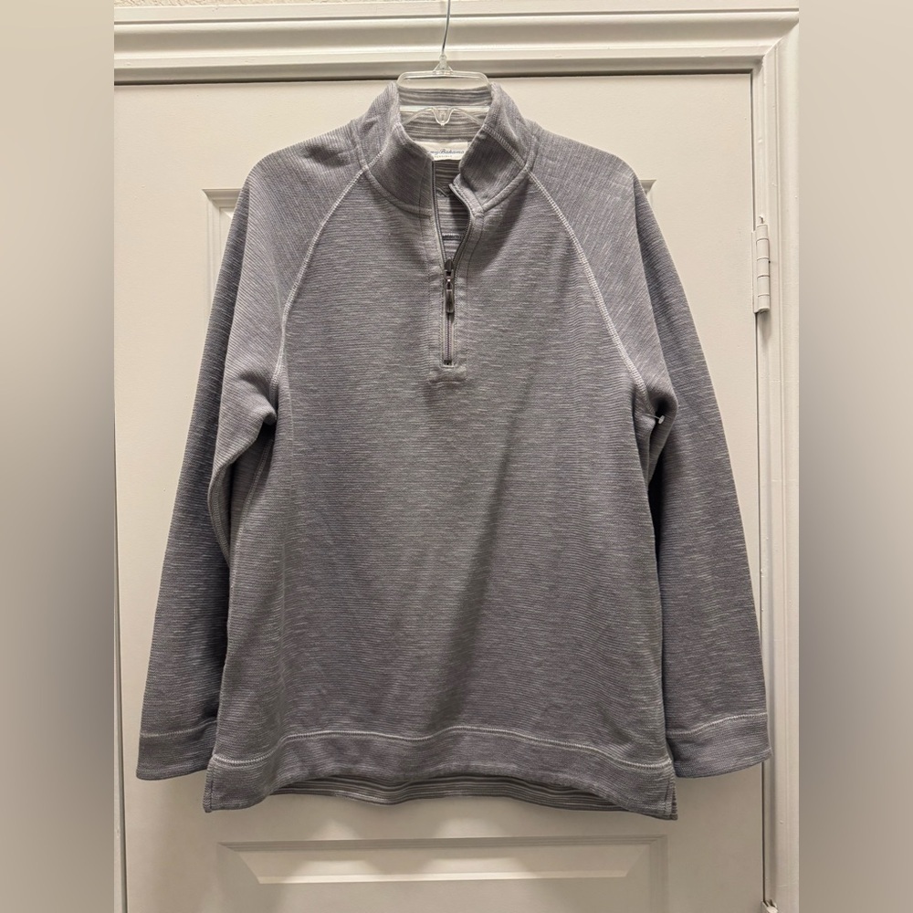 Tommy Bahama reversible half zip pullover. NWOT.